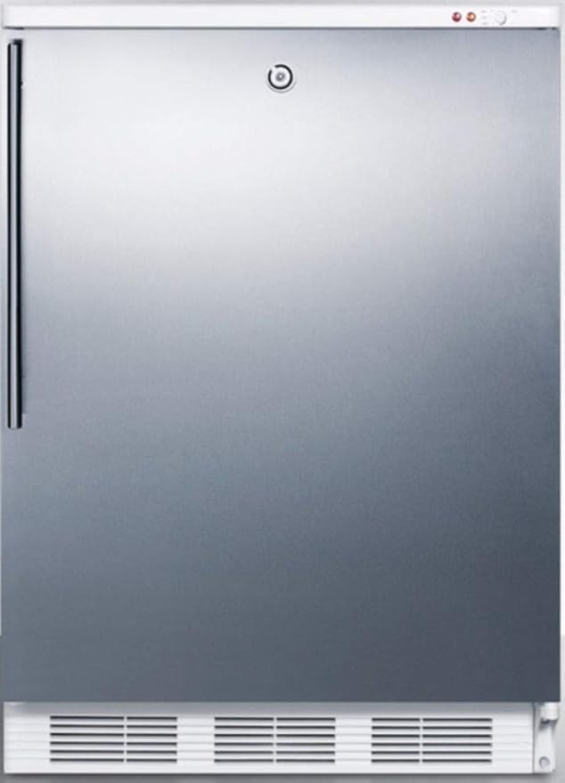 Summit VT65MLSSHV Upright Freezer, Stainless Steel | Fridge.com