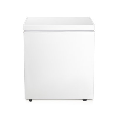 1.8 Cu.ft Deep Freezer, Chest Freezer with 2 Baskets, Fast Cooling, 7 Temps, Energy Saving — Antarctic Star, model HD58G50H-WH