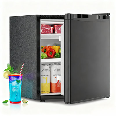 1.6 Cu.ft Compact Fridge with Freezer- 7 Temp Settings, Energy-Efficient, Whisper-Quiet, Reversible Door - Ideal for Dorm/Office/RV/Bedroom | Fridge.com