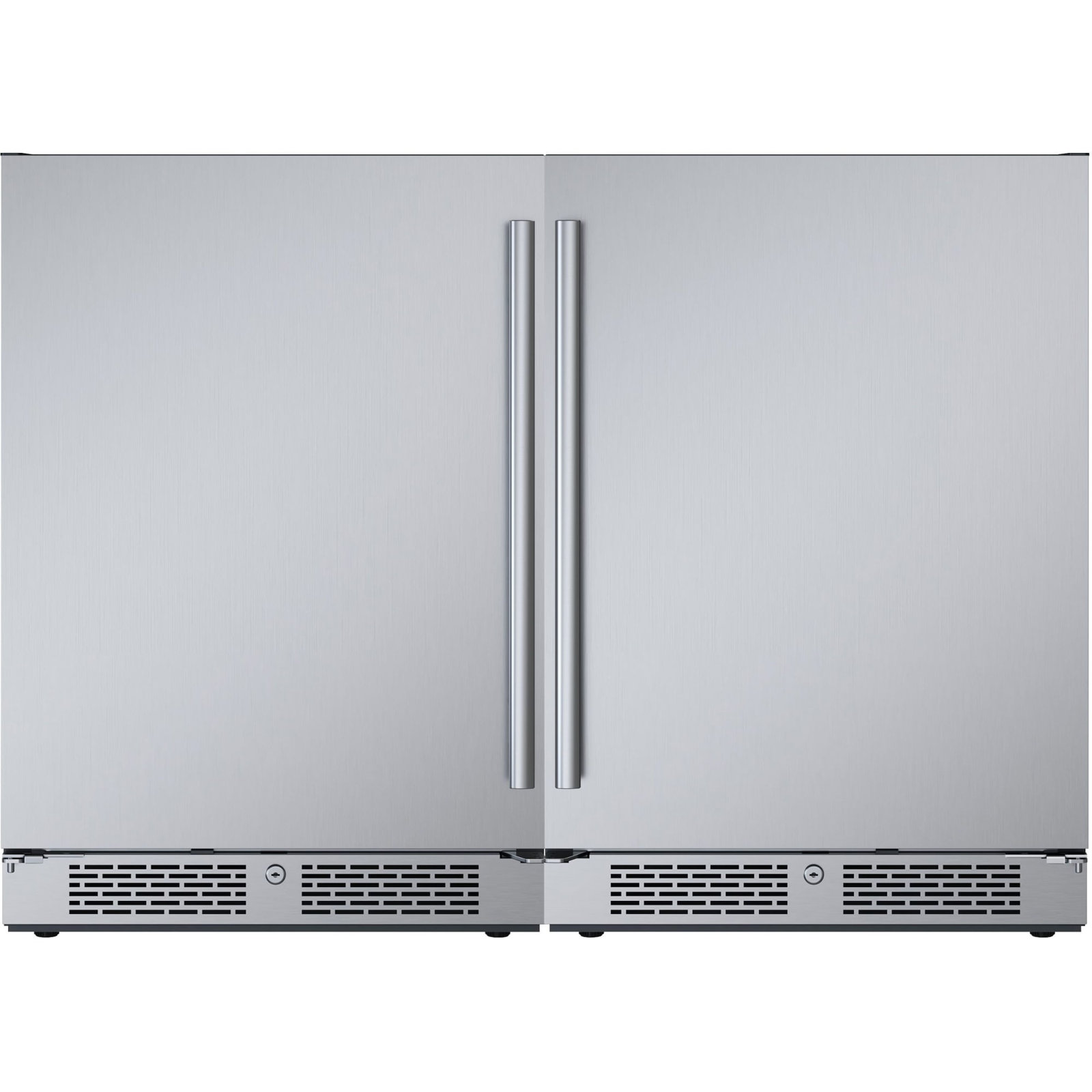 48 Inch Wide 11.32 Cu. Ft. Built-In or Free Standing Side by Side Dual Compact Refrigerator | Fridge.com