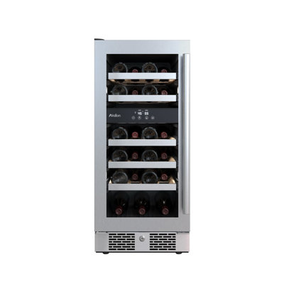 23 Bottle and 8 Can Dual Zone Built-In Wine Refrigerator | Fridge.com