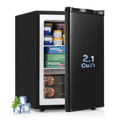 BacklD 2.1 Cu.ft Upright Freezer, Compact Mini Freezer with Reversible Door, Adjustable Thermostat, Removable Shelves, Small Freezer for Dorm/Office/A | Fridge.com