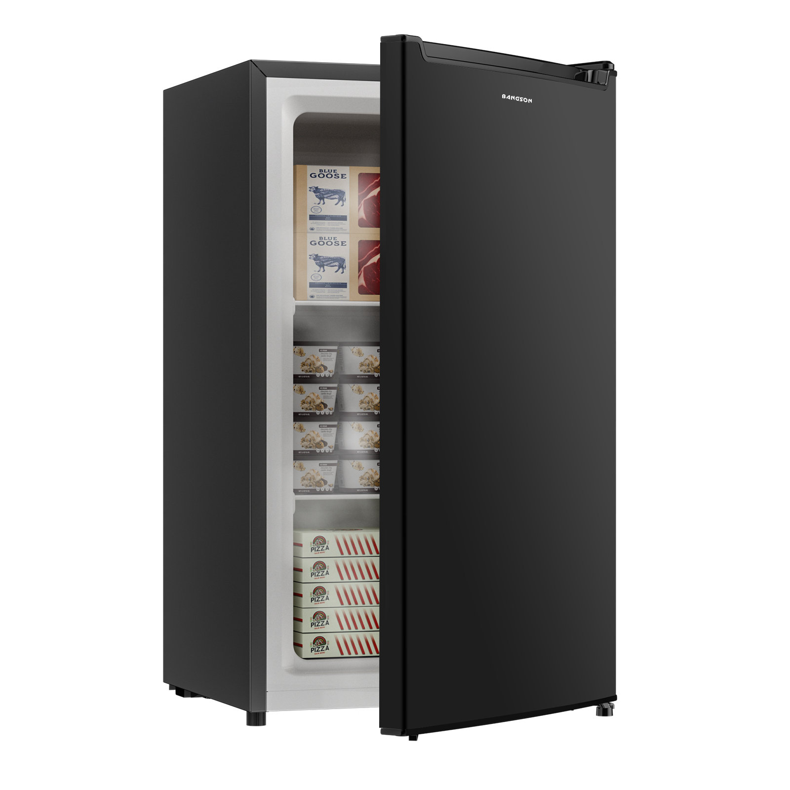 BANGSON 2.1 Cu.ft Upright Freezer, Compact Mini Freezer with Reversible Door | Fridge.com