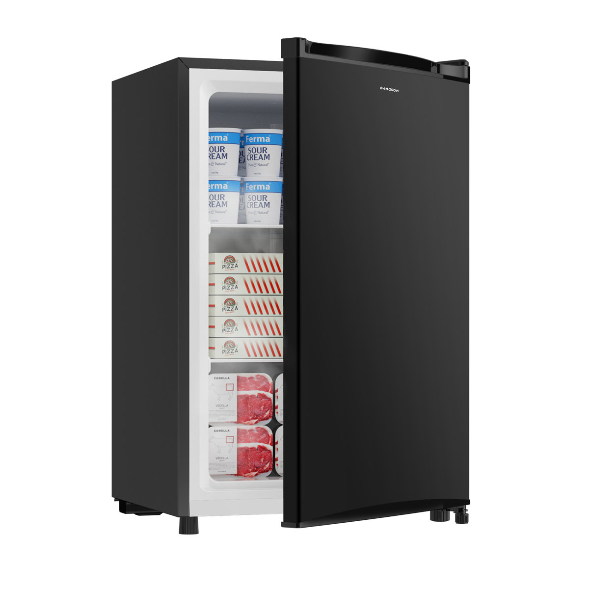 BANGSON 3.0 Cu.ft Compact Upright Freezer, Energy-Saving Mini Freezer with Adjustable Thermostat | Fridge.com