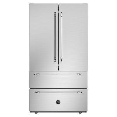 Bertazzoni 36" 22.5 Cubic Feet Energy Star Smudge-Resistant French Door Refrigerator with Water and Ice Dispenser | Fridge.com
