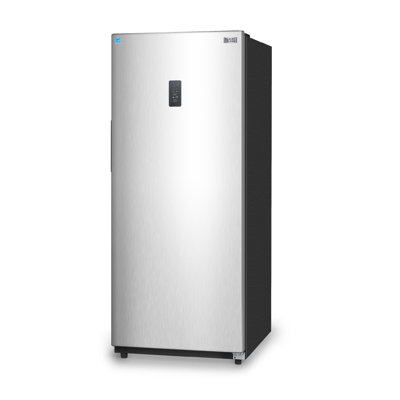 BLACK+DECKER 14 Cu. Ft. Convertible Freezer Refrigerator, Upright Freezer with Glass Shelves, ENERGY STAR rated, Frost Free, BUC1400XS, Stainless Look | Fridge.com