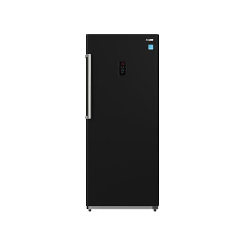 Conserv 17cf Upright Freezer CONVERTIBLE REF Garage Ready 28in wide 110V(Black) | Fridge.com