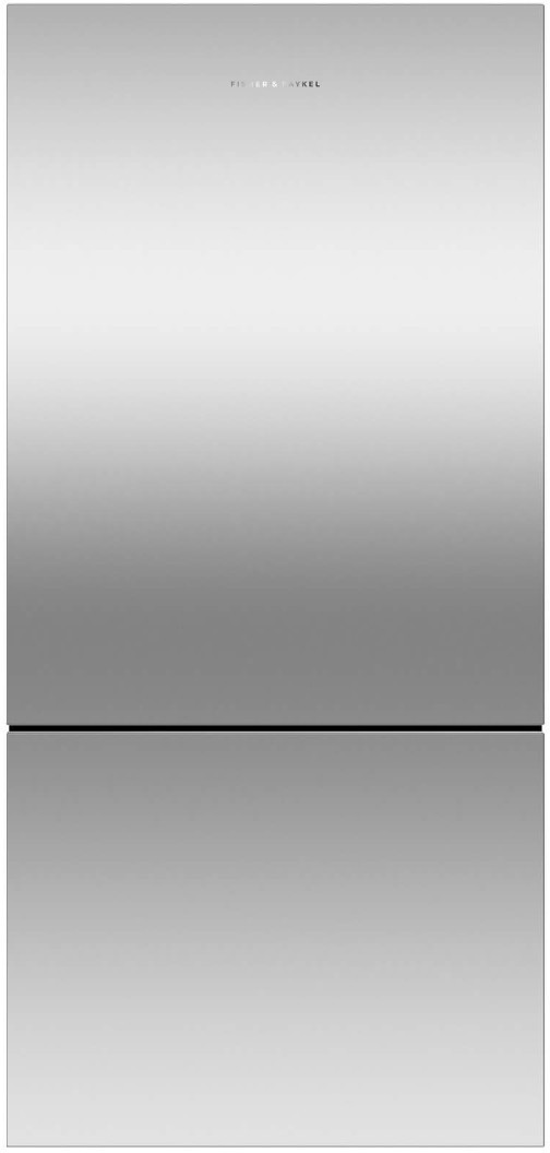 32 in. Wide ActiveSmart 17.5 Cu. Ft. Bottom-Freezer Counter-Depth Refrigerator - Stainless Steel — Fisher & Paykel, model RF170BLPX6-N