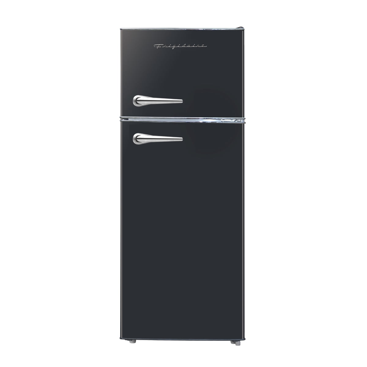 7.5 Cu. Ft. Retro Refrigerator, Top Mount Apartment Size Fridge — Frigidaire, model EFR786-BLACK