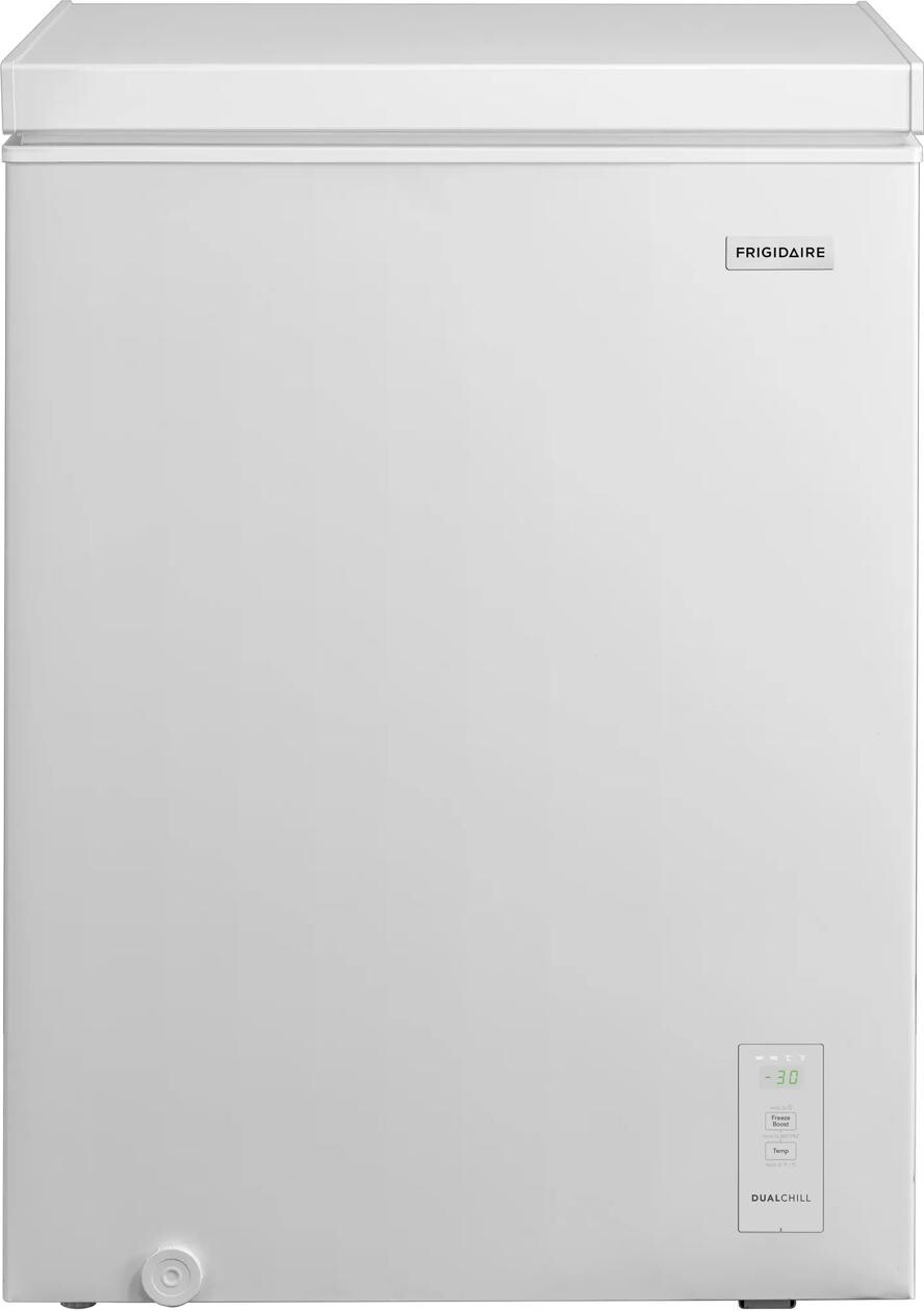 Frigidaire - 5 cu. ft. Garage Ready Chest Freezer - White | Fridge.com