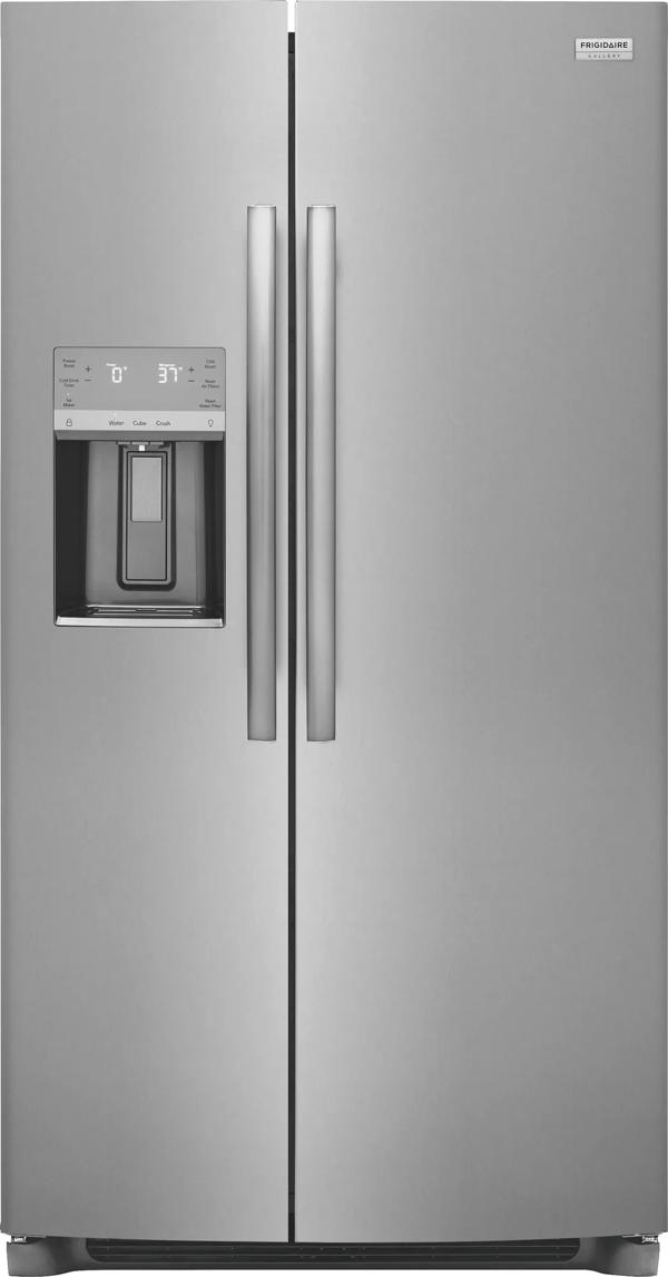 Gallery GRSC2352AF 22.3 CuFt Side-by-Side Refrigerator — Frigidaire, model GRSC2352AF