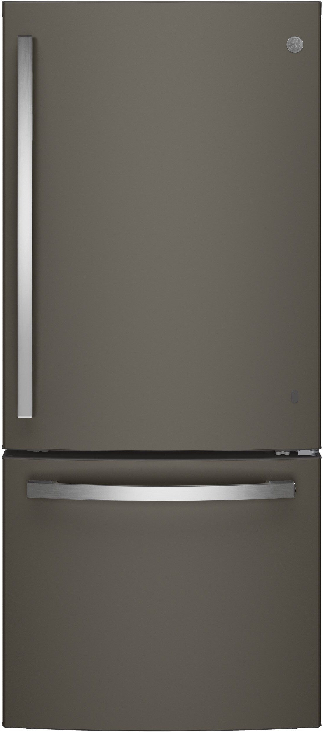 30" Energy Star Bottom Freezer 21 cu. ft. Refrigerator — GE Appliances, model GDE21EMKES