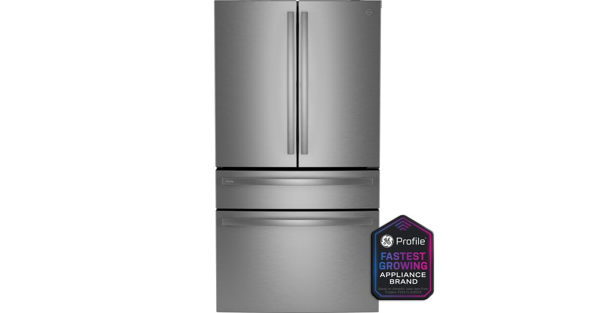 GE® 17.5 Cu. Ft. Top-Freezer Refrigerator in Stainless — GE, model GTS18HYNRFS