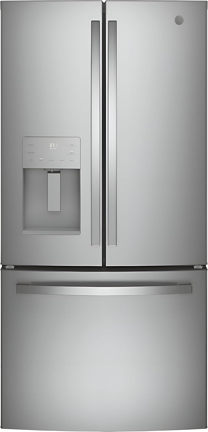 GE GYE18JYLFS 17.5 Cu. Ft. Counter-Depth French Door Refrigerator | Fridge.com
