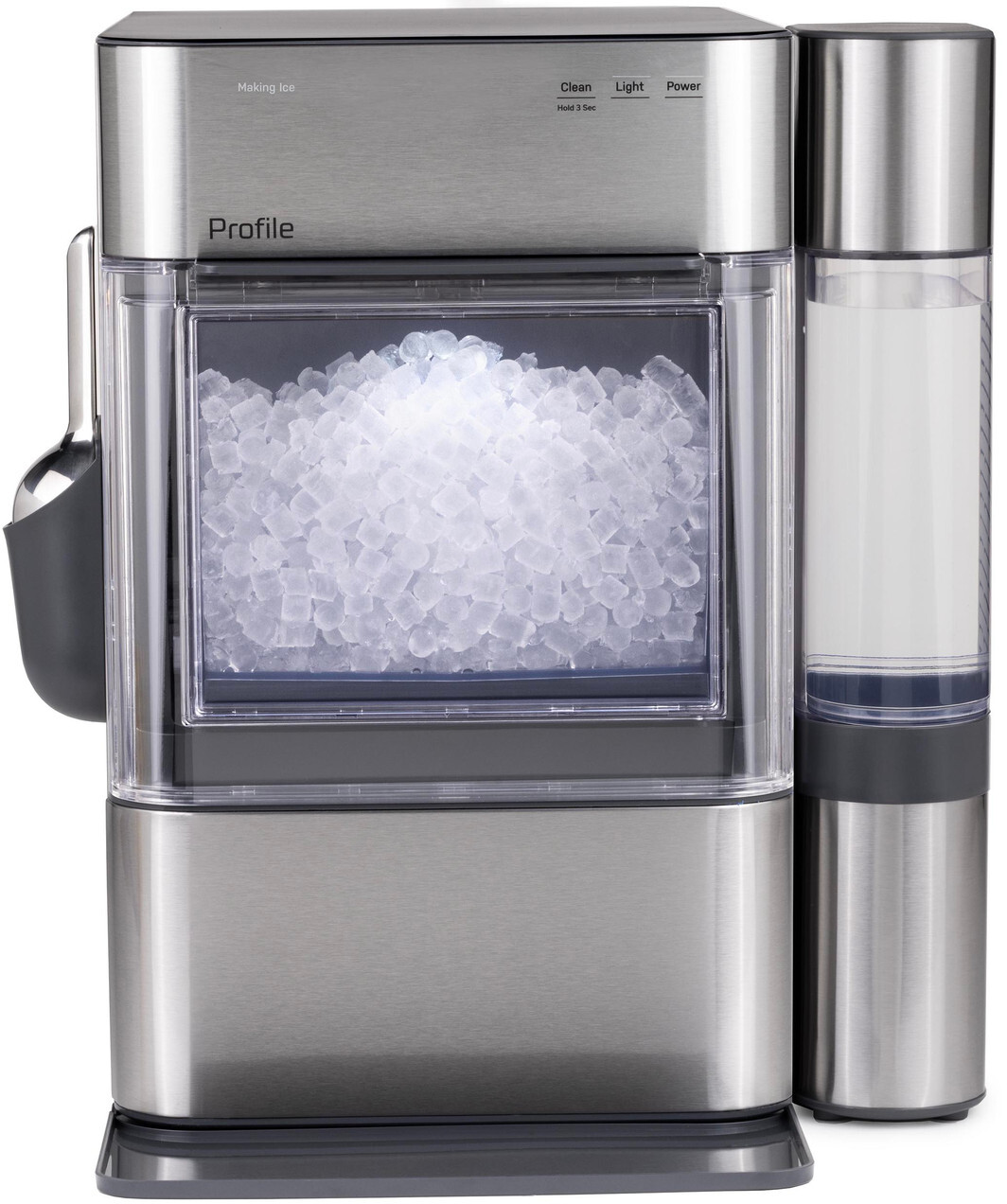 GE Profile GE Profile™ Opal™ 2.0 Ultra Nugget Ice Maker with Side Tank and Scale Inhibiting Filter in Stainless Steel
