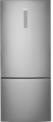 28" Counter Depth Bottom Freezer ENERGY STAR 15 cu. ft. Refrigerator — Haier, model HRB15N3BGS