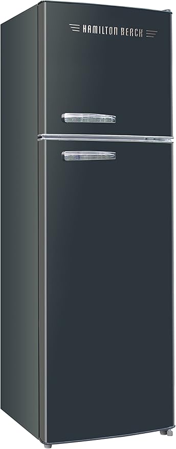 Retro Top Freezer Apartment Size Refrigerator, Black — Hamilton Beach, FIN-0001936
