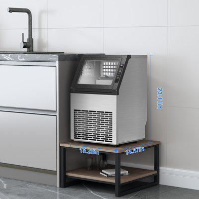 Antarctic Star 22-Lb Ice Storage 80-Lb Ice Per Day Cubed Ice Maker ( Stainless Steel ) | Fridge.com