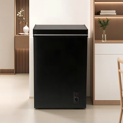 5.0 Cu.ft Chest Freezer With Temperature Control(-0.4F To 32F), Top Open Door Deep Freezer With Hanging Baskets | Fridge.com