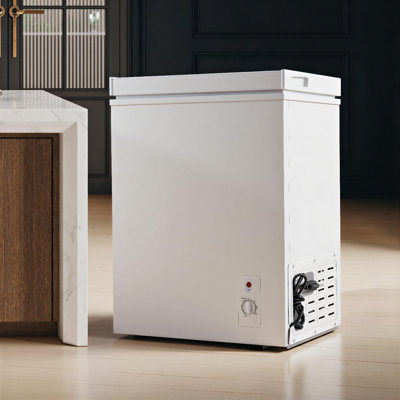 3.5 Cubic Feet Chest Freezer With Adjustable Temperature Controls With Hanging Baskets Electronic Control To -46F Top Door Open Freezer Energy Saving | Fridge.com