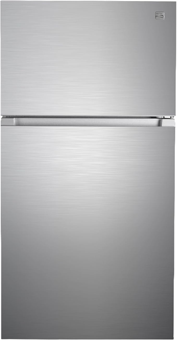 Kenmore 33 in. 20.5 cu. ft. Capacity Refrigerator/Freezer with Full-Width Adjustable Glass Shelving