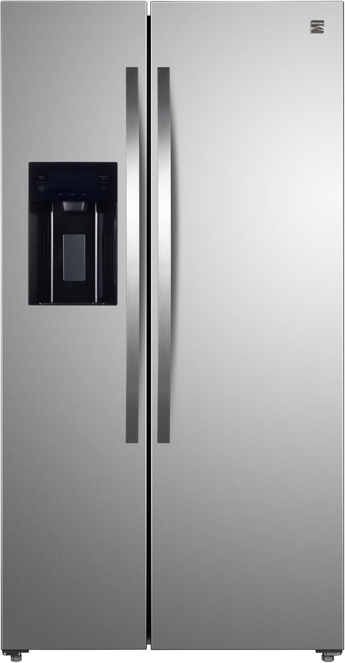 36" Side-by-Side Refrigerator with Freezer - Accela Chill, Water & Ice Dispenser — Kenmore, model 51805