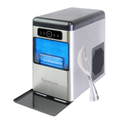 Kenmore Crunchy Chewable Nugget Ice Maker 40lb/24hr Stainless Steel | Fridge.com
