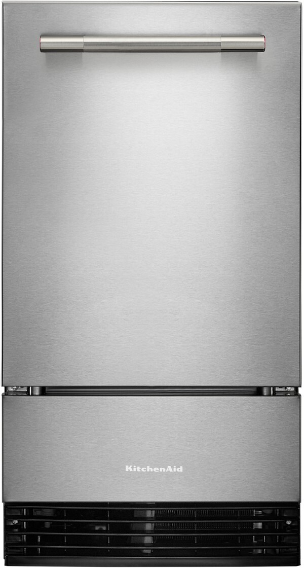 KitchenAid 18" Freestanding/Built In Undercounter Ice Maker KUID318SPS | Fridge.com
