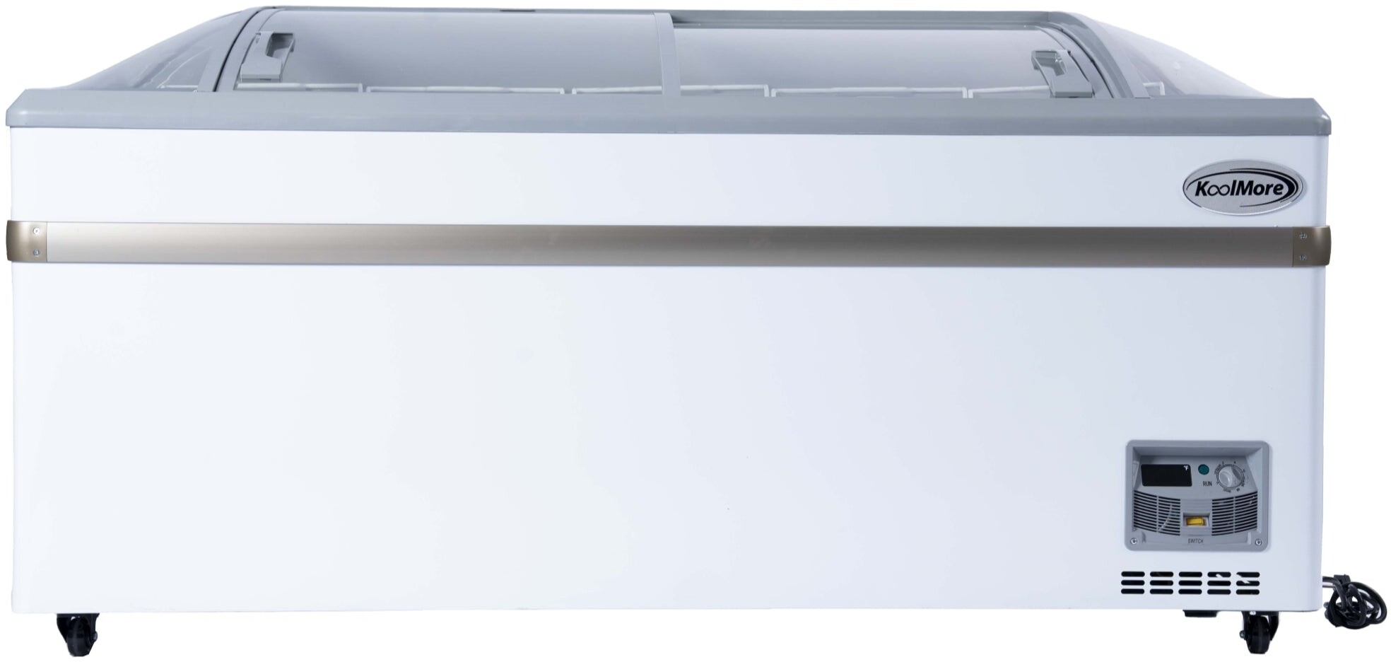 65 Inch Manual Defrost Island Chest Freezer 16 cu. ft. Capacity in White | Fridge.com