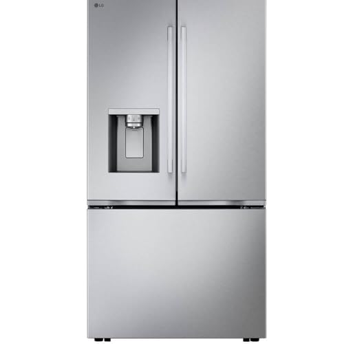 24 cu. ft. Counter Depth MAX Zero Clearance 3-Door French Door Refrigerator with Craft Ice in PrintProof — LG, model LF24Z6530