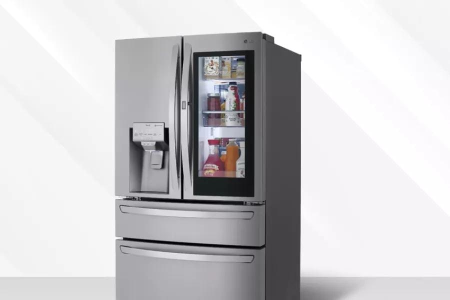 30 cu. ft. Smart InstaView Door-in-Door Refrigerator with Craft Ice — LG, model LRMVS3006S