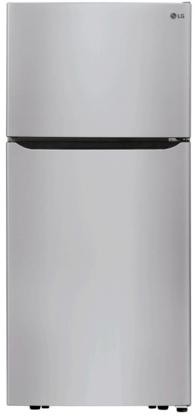 30 in. 20 cu. ft. Stainless-steel Top-mount Refrigerator with Multi-air Flow Cooling — LG, model LTCS20020S