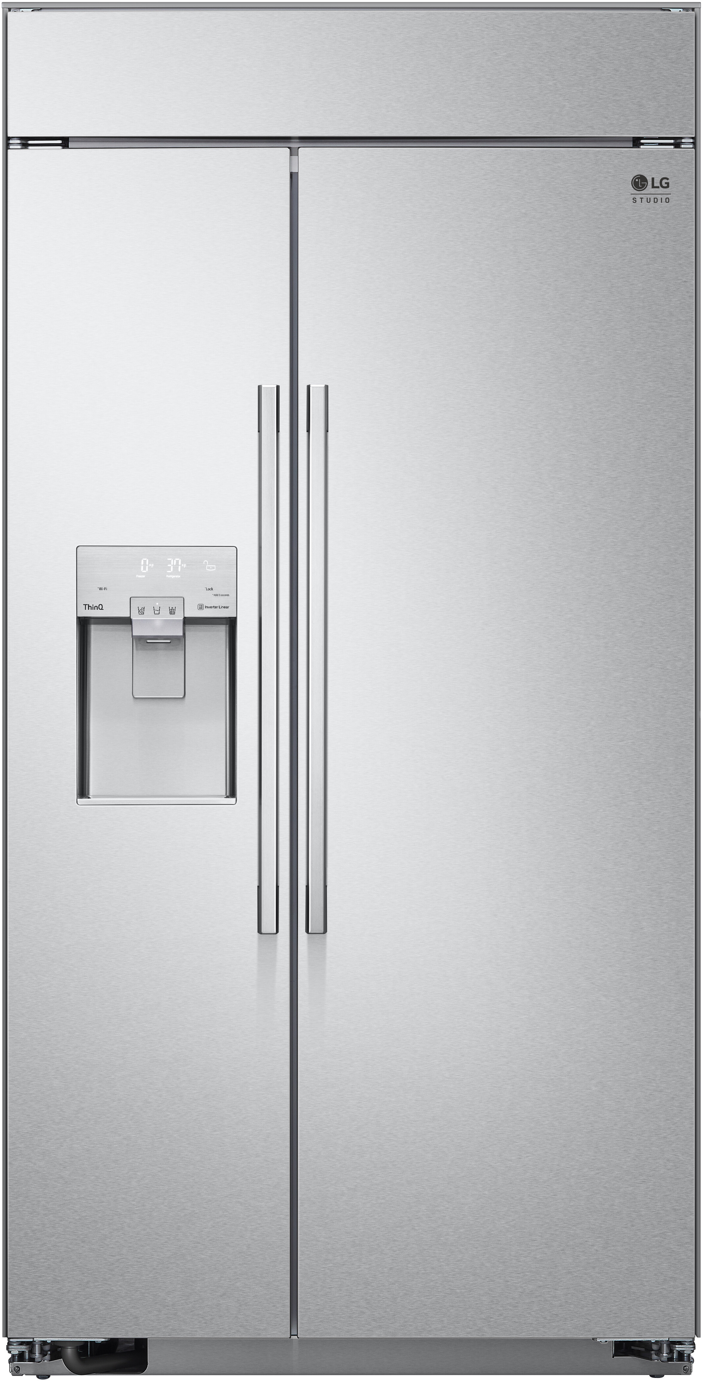 LG STUDIO Smart Side-by-Side Built-In Refrigerator with Ice & Water Dispenser, 26 cu. ft. | Fridge.com
