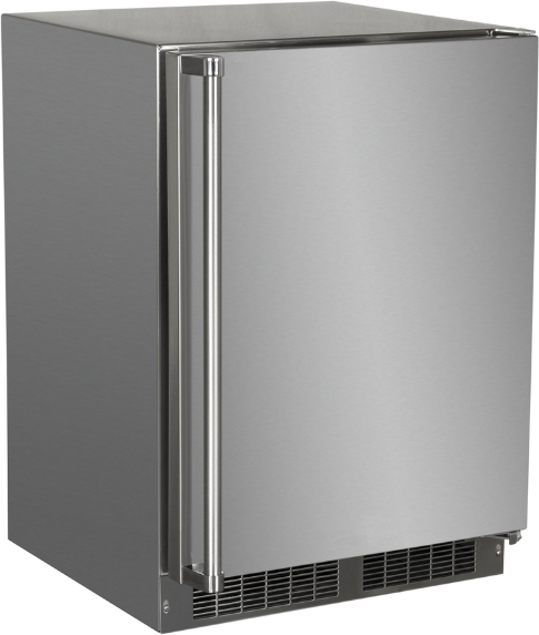 Marvel 24"W. Outdoor 5.1 Cu.Ft. Built-In Refrigerator with Door Storage and Maxstore Bin - Stainless Steel | Fridge.com