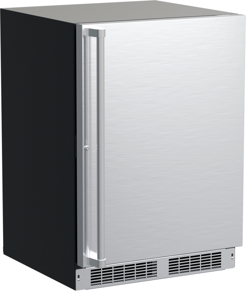 Marvel Refrigeration Marvel 24"W. Professional 4.6 Cu.Ft. Built-In Upright Freezer - Stainless Steel