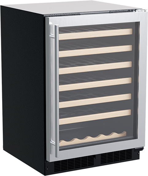 Marvel Refrigeration Single Zone 23.88'' Built-In 54 Bottle Built-In with Reversible Door | Fridge.com