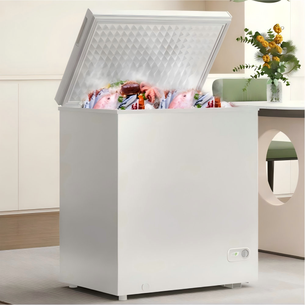 10.0 Cu Ft Chest Freezer, Top Open Door Deep Freezer With Adjustable Temp Control Quiet Operation, Energy Efficient, White | Fridge.com