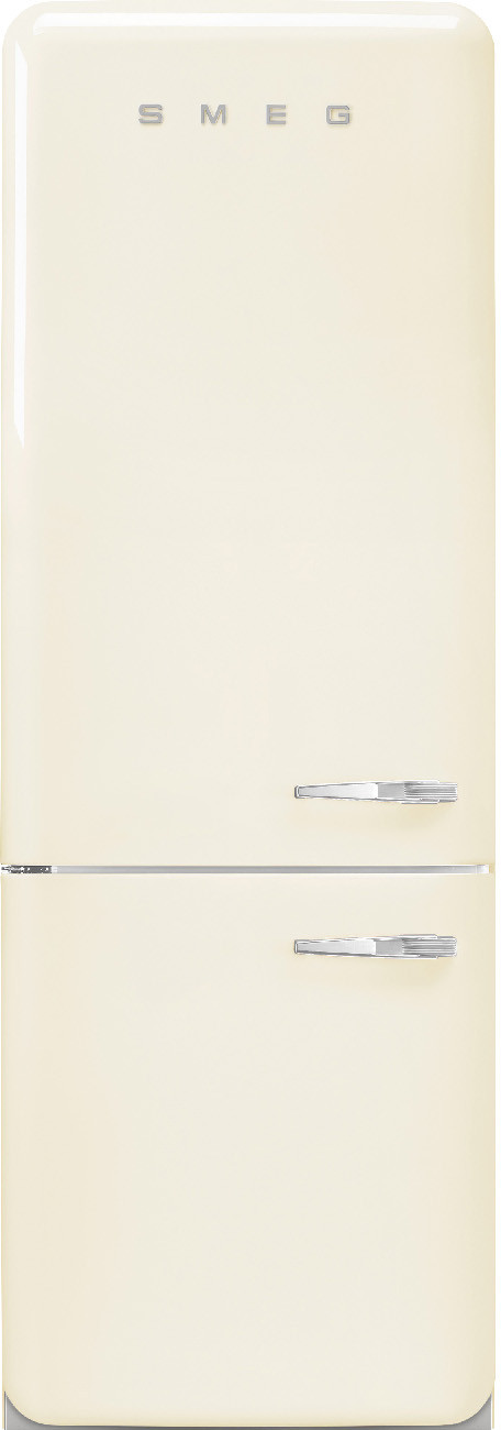 Smeg 28 Inch 50's Retro Design 28" Bottom Freezer Refrigerator FAB38ULCR | Fridge.com