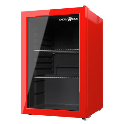 SnowLion Premium 69L Beverage Refrigerator 2.4 Cu.ft. Freestanding Mini Fridge With Glass Door | Fridge.com