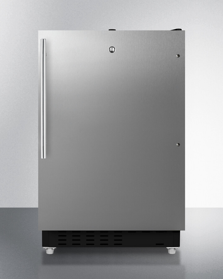 2.68 Cubic Feet Mini Fridge with Freezer — Summit Appliance, model ALRF49BSSHV