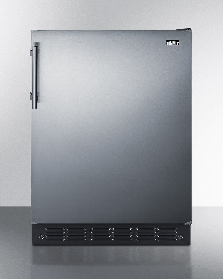 Summit 24 Inch Freestanding Refrigerator FF6BK2SS | Fridge.com