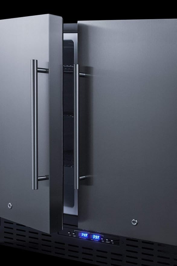 Summit Appliance Summit 36" Side-By-Side Refrigerator & Freezer, Panel Ready*