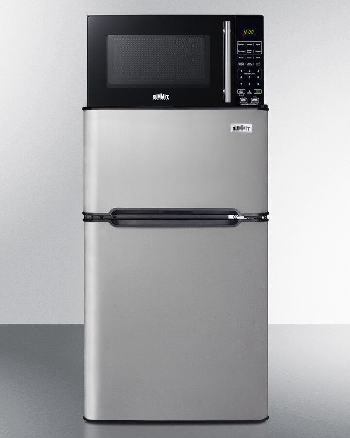 Summit 19 Inch 19" Compact Top Freezer Refrigerator MRF34BSSA | Fridge.com