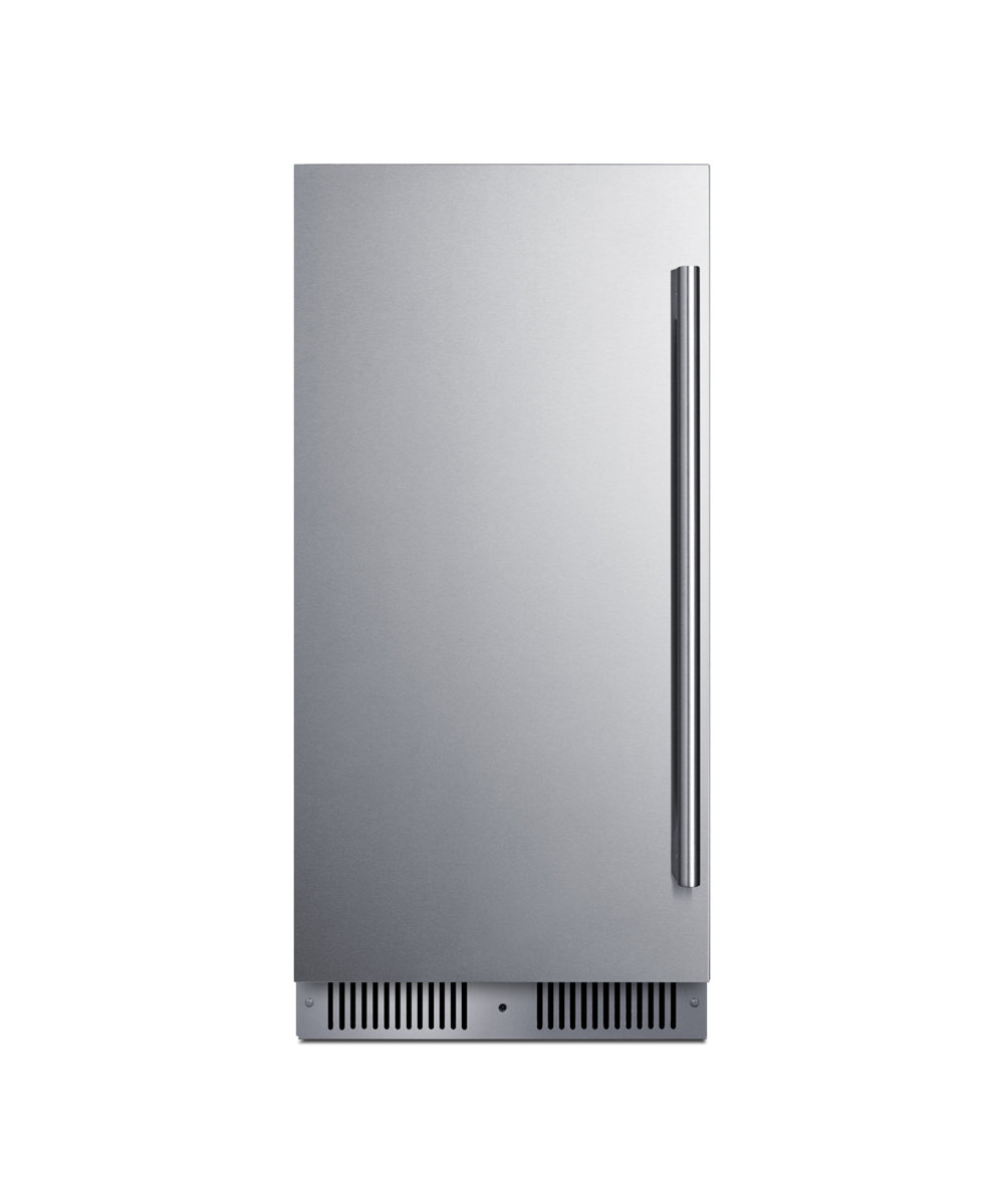 Summit Appiance 15" Wide Built-In Shallow-depth All-Refrigerator — Summit Appliance, model SDHR1534LHD