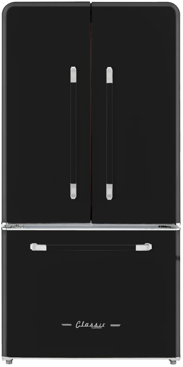 Unique Appliances 36 Inch Appliances Classic Retro 36" Counter Depth French Door Refrigerator UGP595LBAC | Fridge.com