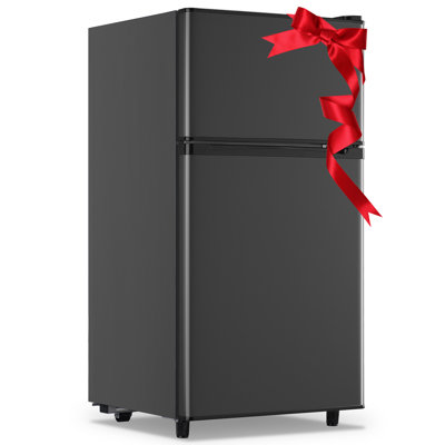 WANAI 3.5 Cu.Ft Mini Fridge with Freezer, Compact Refrigerator for Office, Dorm, Apartment, 7-Level Adjustable Thermostat, 2 Removable Shelves and Bak | Fridge.com