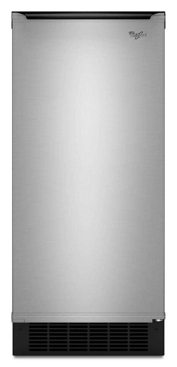 Whirlpool Gold 15 in. Ice Maker with Reversible Door in Stainless Steel 15 in. GI15NDXZS | Fridge.com
