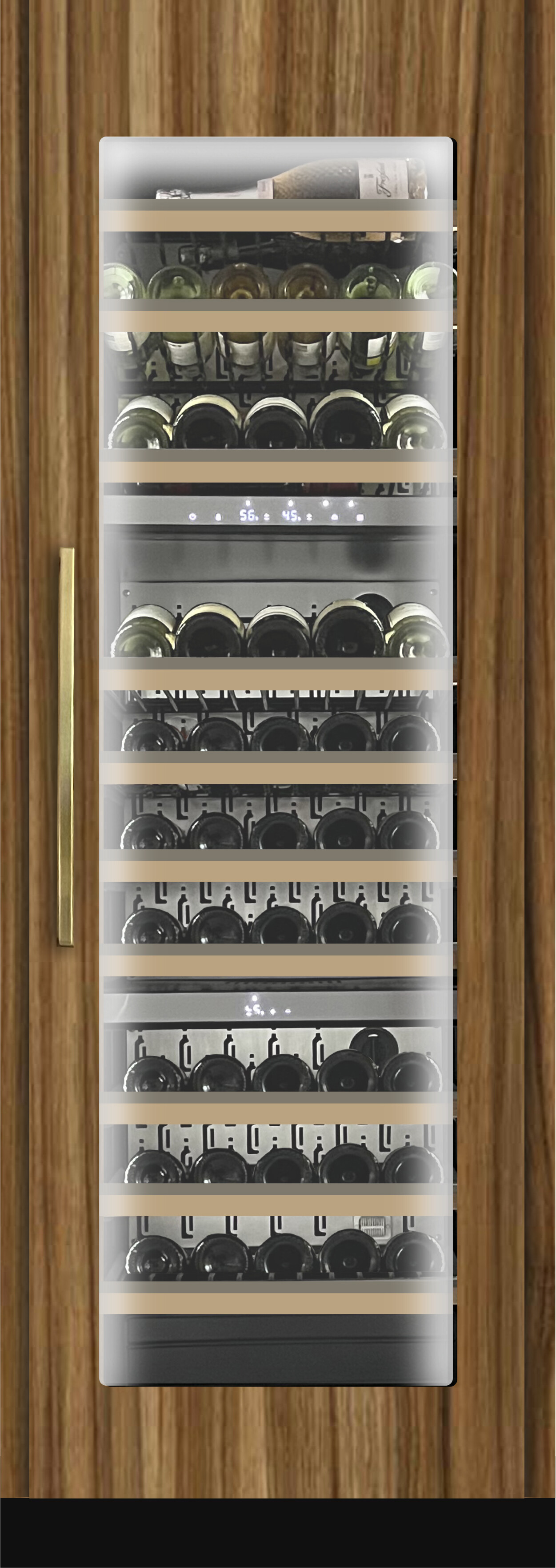 Tall Triple Zone Wine Cooler | Fridge.com