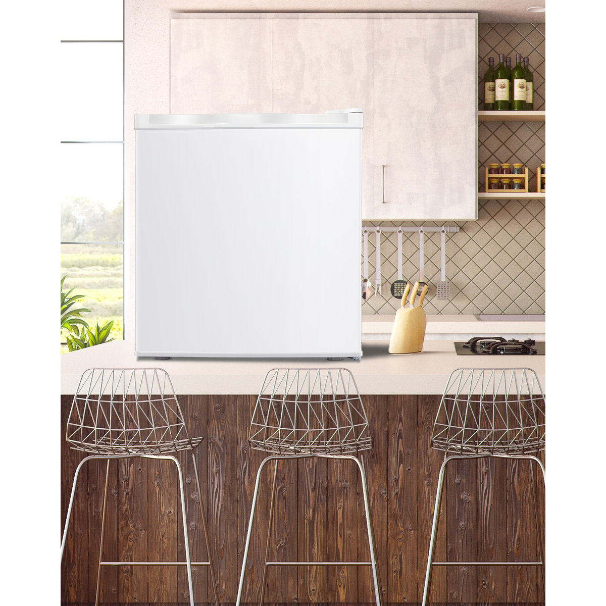 1.1 Cubic Feet Undercounter Upright Freezer with Adjustable Temperature Controls | Fridge.com