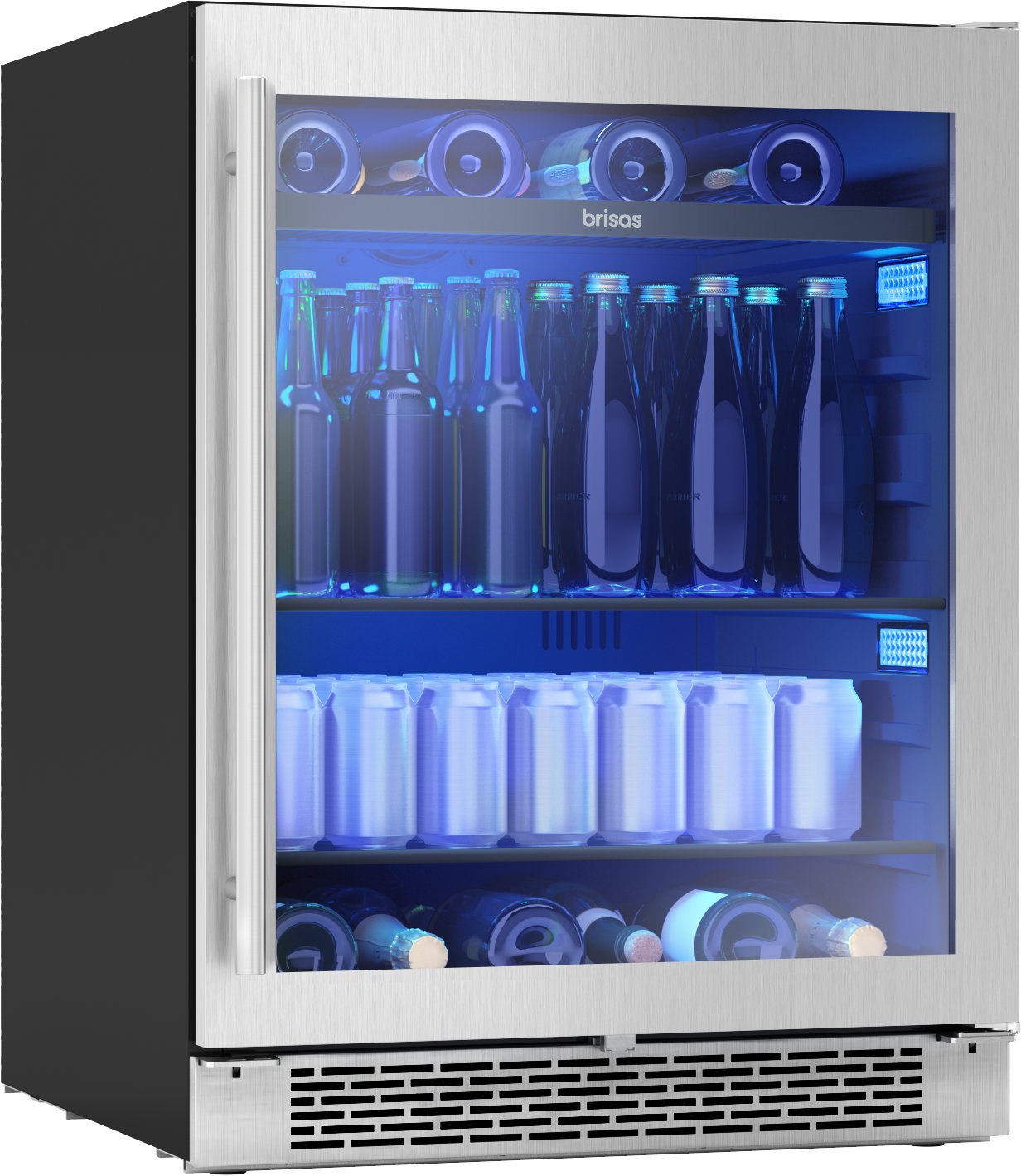 Zephyr Brisas ADA 24 in. 8-Bottle and 98-Can Single Zone Beverage Cooler